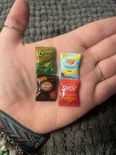 Set Of 4 Mini Dollhouse Snack Foods