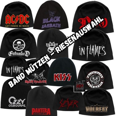 Heavy/Black/Death Metal Band Mützen / Beanies  - One Size