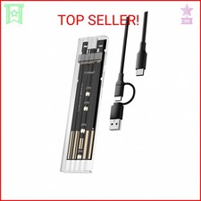 M.2 NVMe SSD Enclosure, High-Speed to USB Enclosure with USB 3.2 Gen 2 10Gbps, C