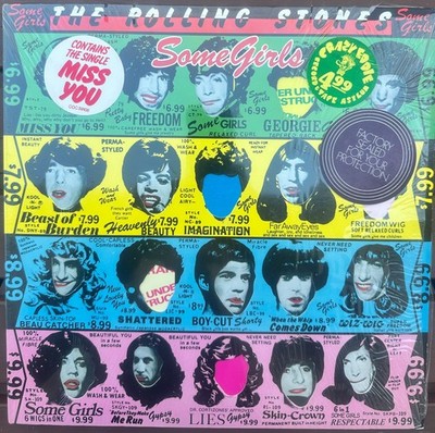 The Rolling Stones Some Girls 1978 LP COC39108 (in Shrink, Hype) EXC Tested !!!