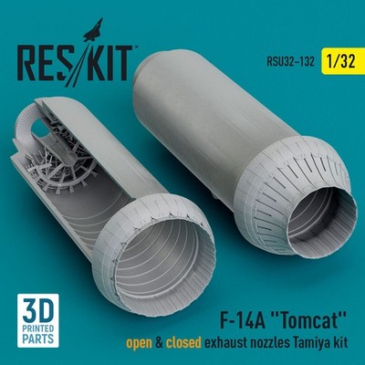 ResKit RSU32-0132 - 1:32 F-14A Tomcat open & closed exhaust nozzles Tamiya kit (