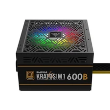 GAMDIAS 600W Bronze PSU, RGB Gaming PC Power Supplies 600W 80 Plus Bronze