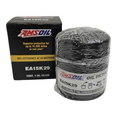 AMSOIL Oil Filter EA15K29 15,000 Mile Black Spin-On Engine