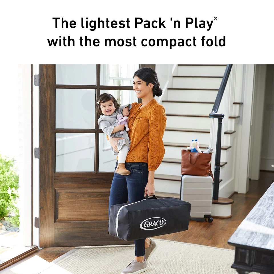 Graco Pack 'n Play FoldLite Playard | Paquete de viaje ligero 'n Play con E... Foto 2 de 4
