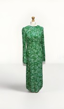 Nobody’s Child Midi Midaxi Dress Womens Size UK 8 Green Floral Ditsy Spring