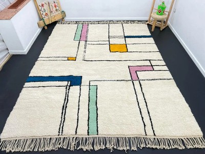 Custom Boujad Rug: Authentic Berber Moroccan Carpet