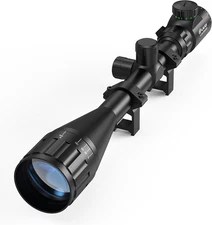 Mira telescópica 6-24x50 AO de largo alcance iluminada en rojo y verde para caza