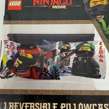 New LEGO The Ninjago Movie Reversible Standard Pillowcase 20 in x 30 in