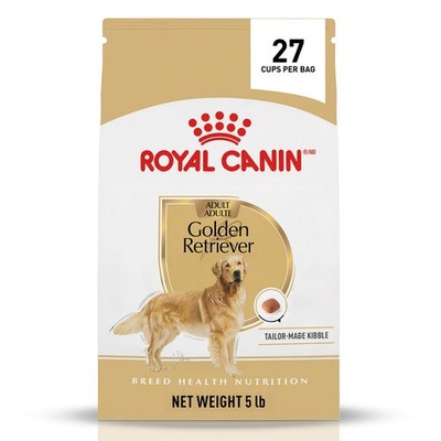 Royal Canin Breed Health Nutrition Golden Retriever Adult Dry Dog Food 5 Lb Bag