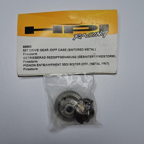 NEW HPI Racing 86866 55T Drive Gear/Diff Case (Sintered Metal) Firestorm 10T - Picture 2 of 2