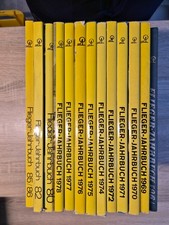 Konvolut 13 Exemplare Flieger-Jahrbuch 1961 - 1986