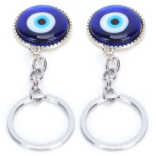 Blue Eye Amulet Alloy Evil Eye Key Ring For Good Luck EUG - Imagen 20 de 24