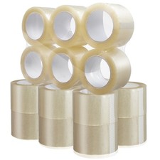 18 Rolls 3" Extra-WideClear Packing Shipping Tape 110 yard/330' ea -2mil