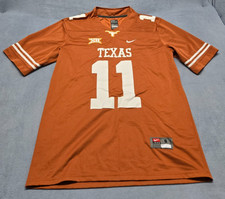 Texas Longhorns Football Sam Ehlinger Jersey 11 Size S Orange NIKE Bevo Patch