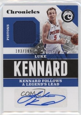 2017 Panini Chronicles Signature Swatches /199 Luke Kennard Rookie Auto RC 09r5