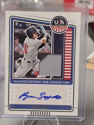 2023 Stars & Stripes Auto Patch Relic RC Rookie #CNTC-RL Ryan Lasko USA National