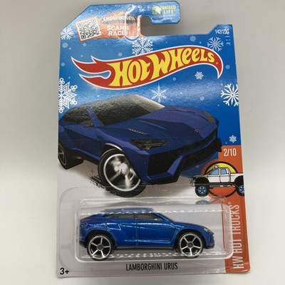 Hot Wheels Lamborghini Urus #142 Snow Holiday Card ￼