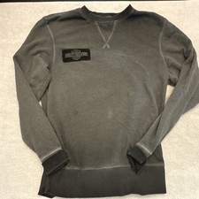 Harley-Davidson Men's Fleece Pullover Crewneck Sweatshirt Eagle Logo L