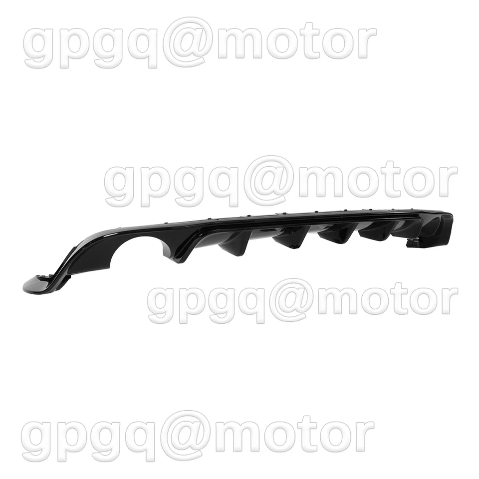 For VW Golf MK7.5 GTI 18-2021 TCR Style Gloss Blk Rear Bumper Shark Fin Diffuser - Image 4 of 4