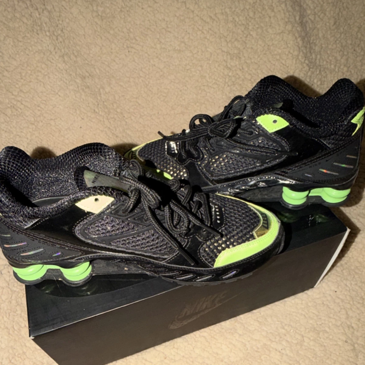 27.5 NIKE SHOX ENIGMA SP ショックス Nike Shox Enigma SP Lime Blast W for sale | eBay