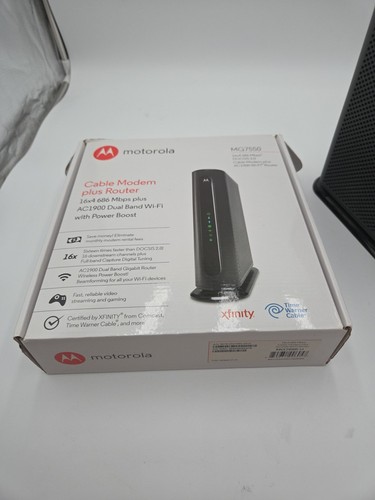 Motorola 16x4 Cable Modem Plus AC1900 WiFi Router - Model MG7550 - Picture 10 of 16