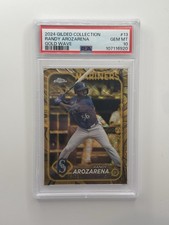 2024 Topps Gilded Collection - Randy Arozarena Gold Wave Refractor /75 PSA10