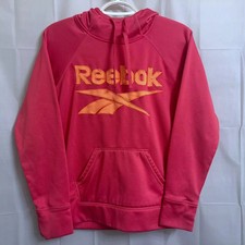 Reebok Pullover Hoodie Sweatshirt Women's Small S Pink