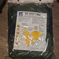 OPEN ROAD Rip Stop 150D 100 Waterproof 3 Piece Rainsuit Mens 3XL Green NEW