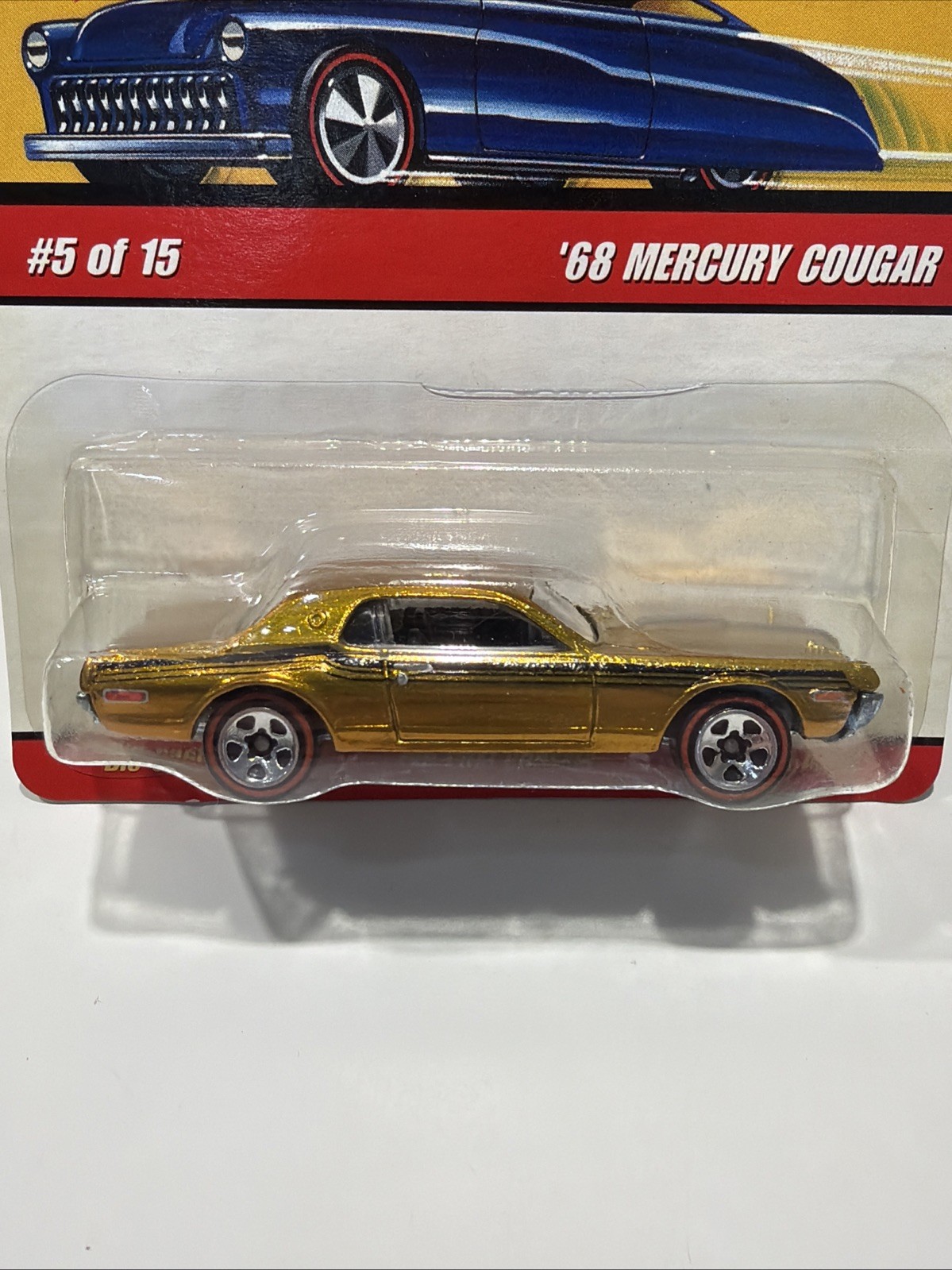 Hot Wheels Classics 68 Mercury Cougar #5 Of 15 Gold HC58 thumbnail 2
