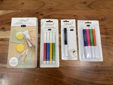 Sweet Sugarbelle Airbrush Tool + 9 Edible Markers Lot Cake Cookie Decorating