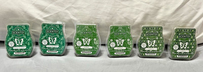 Brand New Lot of 6 Scentsy Wax Bars Iced Balsam, Huddle Up, Emerald Pear Blossom
