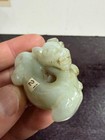 Rare Antique/ Vtg. Chinese Chicken Bone Jade Beast — photo 9