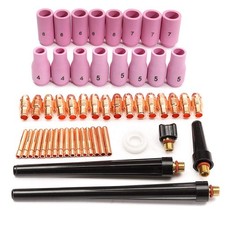 53pcs Tig Collets Bodies Alumina Cup Assorted Size Fit Sr Wp 9 20 25 Tig Welding