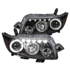 Black Fits 2008-2010 Scion Xb Led Halo Projector Headlights Lamps L+R Pair 08-10
