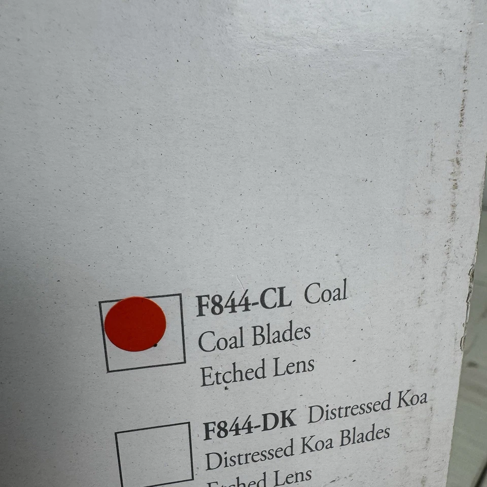 MinkaAire F844-CL Light Wave 52" 3 Blade Indoor LED Ceiling Fan READ DESC - Image 3 of 4