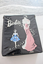 Vintage 1962 Mattel BARBIE Doll Ponytail Black Case Enchanted Evening w/inserts