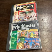 Printmaster Gold For Mac CLassic Ten For WIndows 95,98,2000 Cd s
