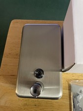 Stainless Steel Commercial Soap Dispenser Wall Mount Manual Dispenser.  NEW