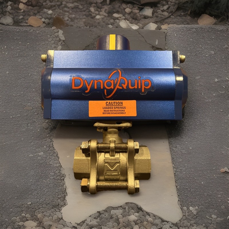 DYNAQUIP CONTROLS P3S24AJSR05210A Ball Valve,3/4 In NPT,Spring Return,SS  New !!