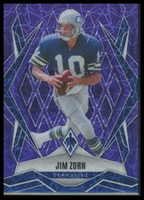 2025 Panini Phoenix #139 Jim Zorn Purple Lazer Prizm #/99