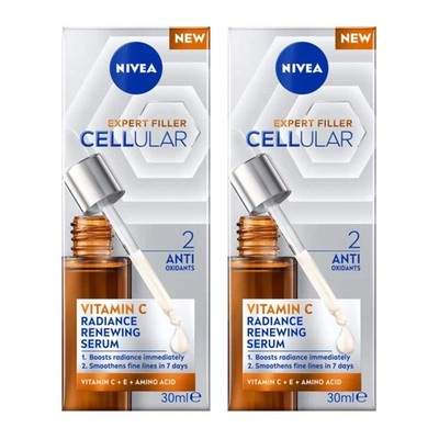 NIVEA Cellular Expert Filler Vitamin C Radiance Renewing Serum 30ml x2