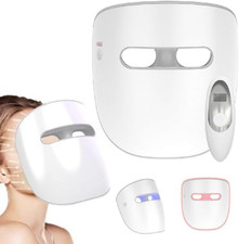 Masque LED Visage - Lumière Rouge, Bleue Et NIR Pour Anti-Âge