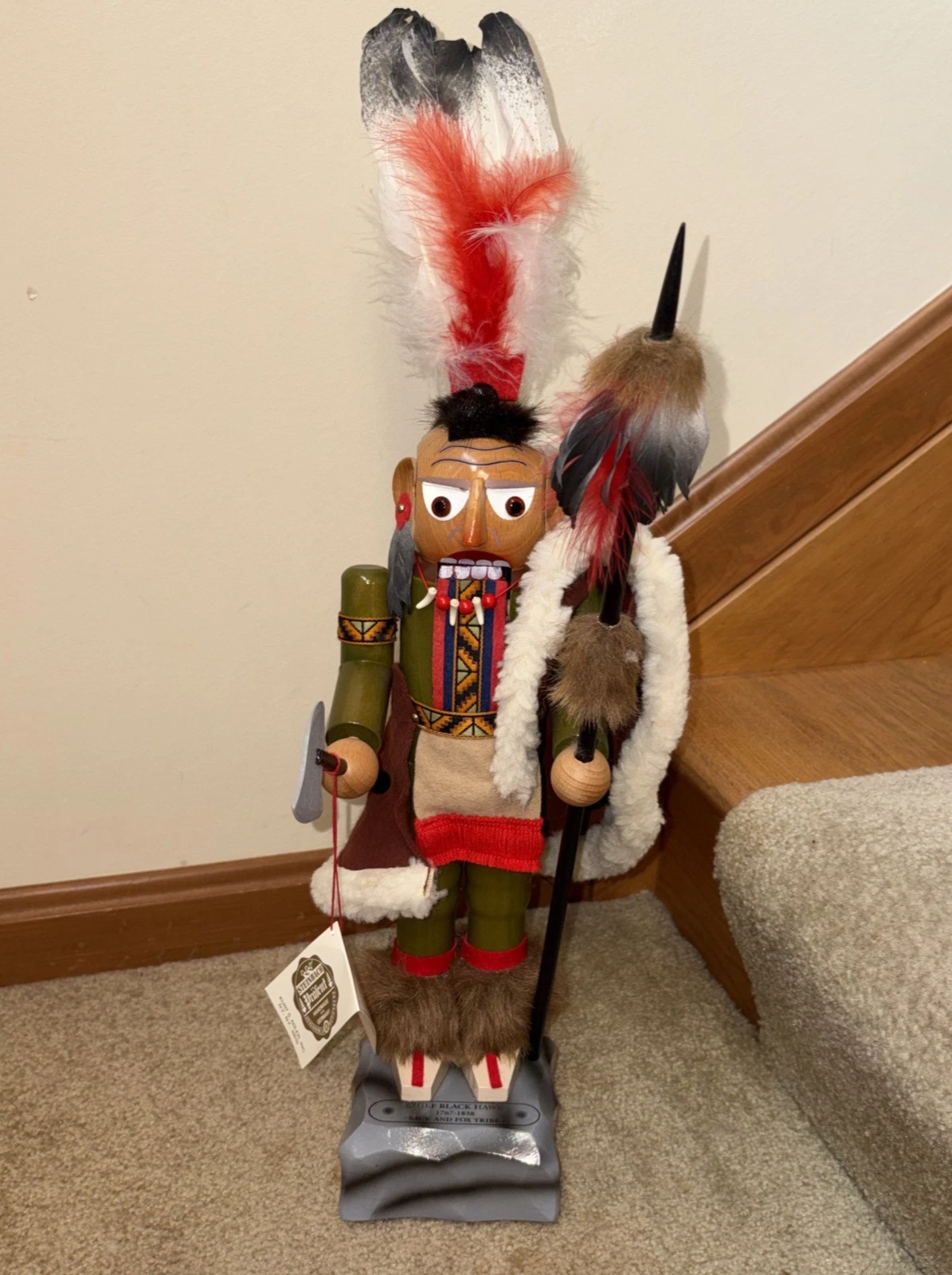 Steinbach Nutcracker- Chief Black Hawk- S889- Signed/Limited Edition!