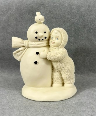 Dept 56 Snowbabies Make A Friend Snowman Figurine Decoration 56.05736 IMPERFECT