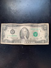 2 dollar bill 1976 The United States of America