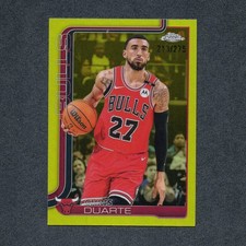2025-26 Topps Chrome Basketball Chris Duarte Yellow Refractor 213/275 #YB