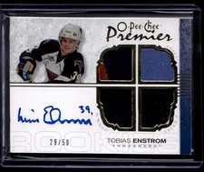 2007-08 O-Pee-Chee Premier Gold Tobias Enstrom Auto 28/50 Atlanta Thrashers #155
