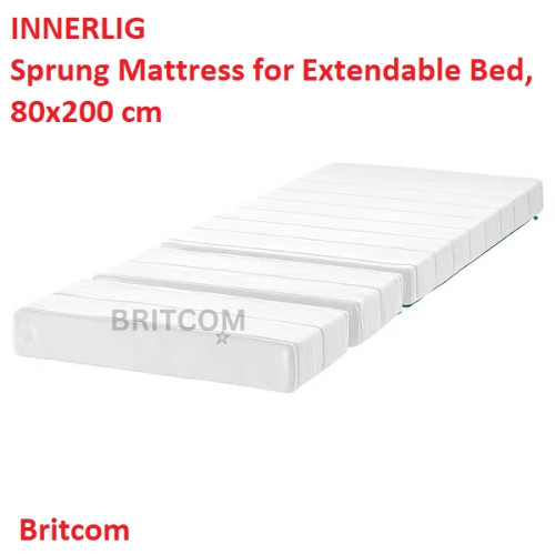 Colchón de muelles IKEA INNERLIG para cama extensible 80x200 cm - cómodo espuma para niños