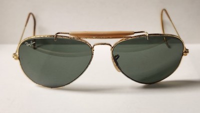 VTG Bausch & Lomb Ray-Ban Outdoorsman Sunglasses 58mm Lens 14mm Bridge Damaged