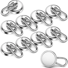 FINDMAG 150 LB Strong Magnets Heavy Duty with Hooks, Neodymium Magnetic Hooks